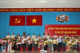 TP.HCM truy tặng danh hiệu Mẹ Việt Nam Anh hùng cho 831 bà mẹ