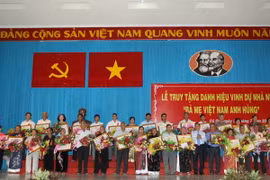 TP.HCM truy tặng danh hiệu Mẹ Việt Nam Anh hùng cho 831 bà mẹ