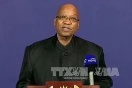  Tổng thống Nam Phi Jacob Zuma. (Nguồn: AFP/TTXVN)