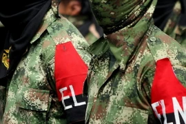 Các thành viên ELN tại Cali, Colombia ngày 16/6. (Nguồn: EPA/TTXVN)