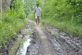 Vùng quy hoạch sân bay Long Thành. (Ảnh: Công Phong/TTXVN)