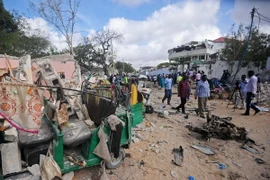 Hiện trường vụ tấn công. (Nguồn: AFP/TTXVN)