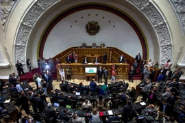 Toàn cảnh phiên họp Quốc hội Venezuela ở Caracas ngày 9/1/2017. (Nguồn: EPA/TTXVN)
