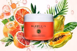 Sản phẩm Glam​skin tại sự kiện với màu sắc bắt mắt. (Nguồn: Vietnam+)