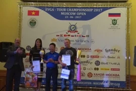 Một số hình ảnh tại giải golf. (Ảnh: Dương Trí/Vietnam+)