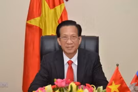 Đại sứ Việt Nam tại Campuchia Thạch Dư. (Ảnh: Phan Minh Hưng/TTXVN)
