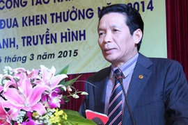 Ông Hoàng Vĩnh Bảo tại một hội nghị của Cục Phát thanh, truyền hình và thông tin điện tử. (Nguồn: MIC)