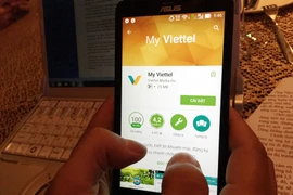 Ứng dụng MyViettel được cải tiến có thể đáp ứng hàng trăm triệu khách hàng tương tác cùng lúc. (Ảnh: T.H/Vietnam+)