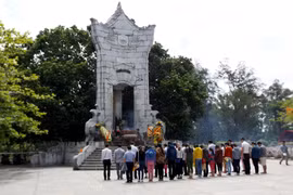 Nghĩa trang liệt sỹ Trường Sơn là nơi quy tụ 10.333 phần mộ của các liệt sỹ, có tổng diện tích 140.000m2. (Ảnh: T.H/Vietnam+)