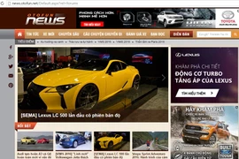 Giao diện otofun.net. (Ảnh chụp màn hình)