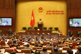 Khai mạc kỳ họp thứ 11. (Nguồn: Nhan Sáng/TTXVN)