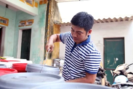 Bí thư 8X Nguyễn Văn Thái bảo nguyện đem sức mình để xây dựng tổ dân phố vững mạnh. 