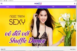 Giao diện mobitv của Viettel. (Ảnh chụp màn hình chiều 18/5)