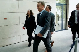 Các thành viên của đảng Dân chủ Xã hội (SPD) tới cuộc họp ở Berlin, Đức ngày 22/5. Ảnh minh họa. (Nguồn: EPA/TTXVN)