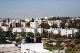 Khu định cư Do Thái ở thành phố Bờ Tây Hebron. (Nguồn: AFP/TTXVN)