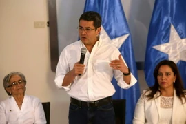 Tổng thống Honduras Juan Orlando Hernandez. (Nguồn: AFP/TTXVN)