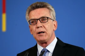 Bộ trưởng Nội vụ Đức Thomas de Maiziere. (Nguồn: EPA/TTXVN)
