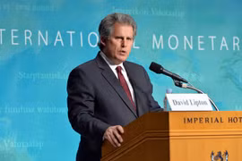 Phó Giám đốc điều hành thứ nhất của Quỹ Tiền tệ Quốc tế David Lipton. (Nguồn: AFP/TTXVN)