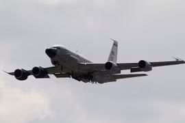 Máy bay Boeing RC-135 của không lực Mỹ. (Nguồn: EPA/TTXVN)
