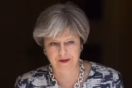 Thủ tướng Anh Theresa May tại London ngày 26/6. (Nguồn: AFP/TTXVN)