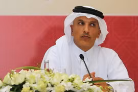 Bộ trưởng Tài chính Qatar Ali Shareef al-Emadi. (Nguồn: AFP/TTXVN)