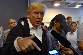 Tổng thống Mỹ Donald Trump tại thành phố Houston. (Nguồn: AFP/TTXVN)