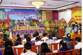  Quang cảnh Đại Lễ Phật đản. (Ảnh: Nguyễn Dân/TTXVN)