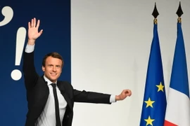 Ứng cử viên Tổng thống Pháp Emmanuel Macron. (Nguồn: AFP/TTXVN)