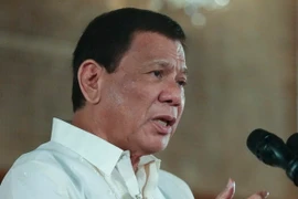 Tổng thống Philippines Rodrigo Duterte. (Nguồn: AFP/TTXVN)