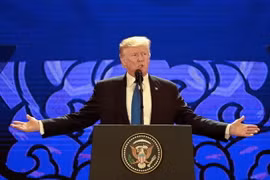 Tổng thống Mỹ Donald Trump. (Nguồn: AFP/TTXVN)