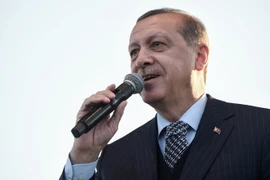 Tổng thống Thổ Nhĩ Kỳ Recep Tayyip Erdogan. (Nguồn: AFP/TTXVN)