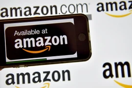 Logo của nhà bán lẻ trên mạng lớn nhất thế giới Amazon. (Nguồn: AFP/TTXVN)