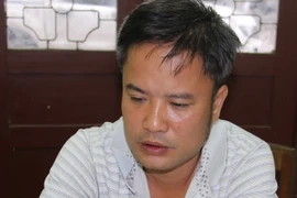 Đối tượng Đỗ Văn Tuân. (Ảnh: Nguyễn Cường/TTXVN) 