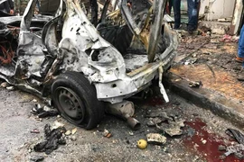 Hiện trường một vụ đánh bom liều chết tại Syria. (Nguồn: AFP/TTXVN)