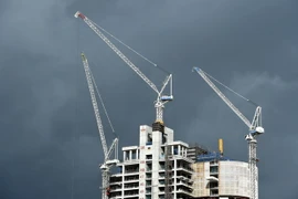 Quang cảnh tại một công trường xây dựng ở Sydney, Australia. (Nguồn: AFP/TTXVN)