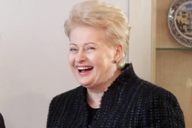 Tổng thống Litva Dalia Grybauskaite. (Nguồn: EPA/TTXVN)