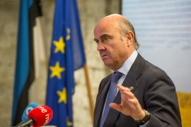 Bộ trưởng Bộ Kinh tế Tây Ban Nha Luis de Guindos. (Nguồn: AFP/TTXVN)