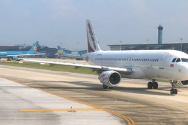 Cảng hàng không Quốc tế Nội Bài, trực thuộc Tổng công ty Cảng hàng không Việt Nam. (Ảnh: Duy Khương/TTXVN)