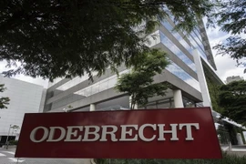 Trụ sở của Công ty xây dựng Odebrecht tại Sao Paulo, Brazil ngày 2/3. (Nguồn: AFP/TTXVN)