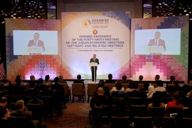 Hội nghị các Bộ trưởng Kinh tế ASEAN lần thứ 49 tại Manila. (Nguồn: AFP/TTXVN)