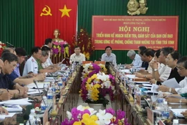 Quang cảnh buổi làm việc. (Ảnh: Phúc Sơn/TTXVN)