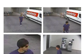 Đoạn băng ghi hình kẻ tấn công quan chức thuộc cơ quan lãnh sự Mỹ tại thành phố Guadalajara ngày 6/1. (Nguồn: EPA/TTXVN)