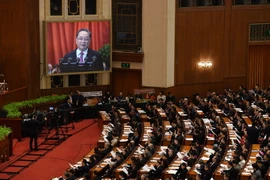 Toàn cảnh Kỳ họp thứ 5 Hội nghị Chính trị Hiệp thương Nhân dân Trung Quốc (Chính Hiệp) khóa 12. (Nguồn: AFP/TTXVN)