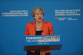 Thủ tướng Anh Theresa May. (Nguồn: AFP/TTXVN)