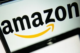 Biểu tượng của tập đoàn Amazon. (Nguồn: AFP/TTXVN)
