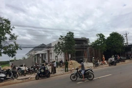 Hiện trường vụ tai nạn. (Ảnh: Thanh Tân/Vietnam+)