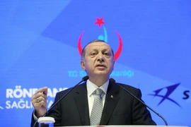 Tổng thống Thổ Nhĩ Kỳ Recep Tayyip Erdogan. (Nguồn: EPA/TTXVN)