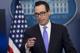 Bộ trưởng Tài chính Mỹ Steven Mnuchin. (Nguồn: AFP/TTXVN)