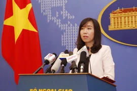 Người phát ngôn Bộ Ngoại giao Lê Thị Thu Hằng. (Ảnh: Văn Điệp/TTXVN)