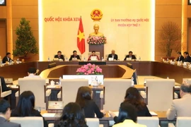 Phiên họp thứ 6 của Ủy ban Thường vụ Quốc hội khóa XIV. (Ảnh minh họa: Trọng Đức/TTXVN)